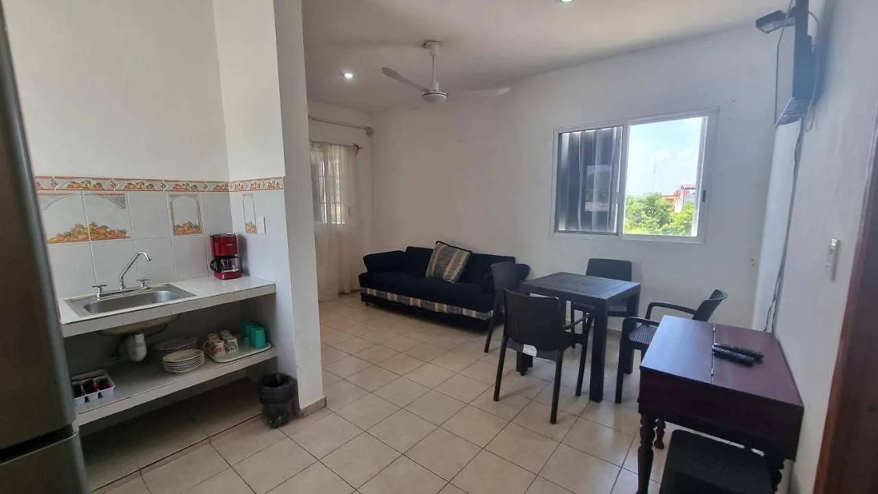 A Una Calle Del Ado 5Ta Avenida Playa del Carmen Apartamento